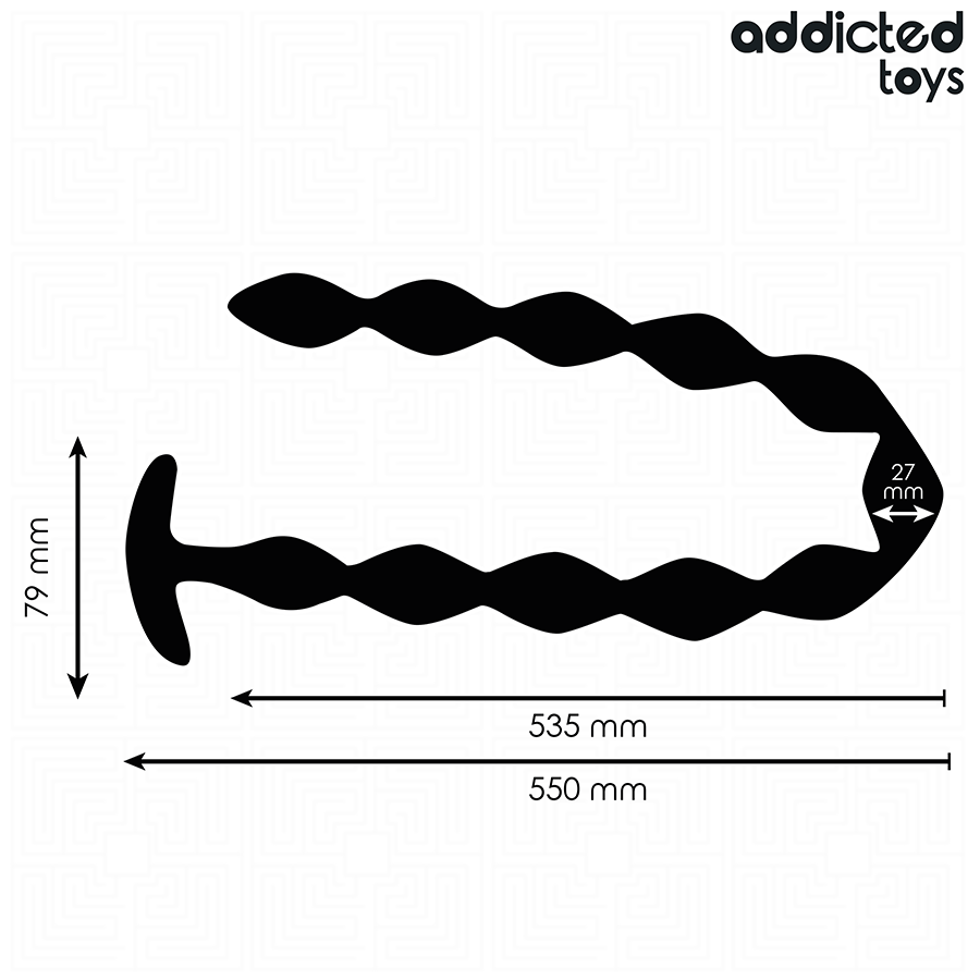 ADDICTED TOYS - PLUG ANAL EXTRA LONG