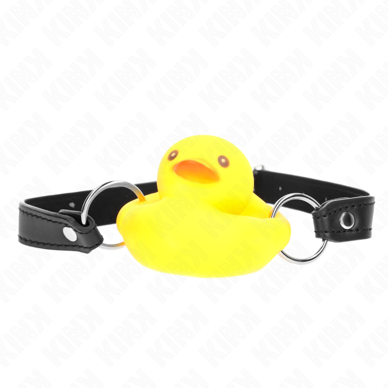 Bâillon BDSM Forme Canard Silicone Réglable Soumission - Kink