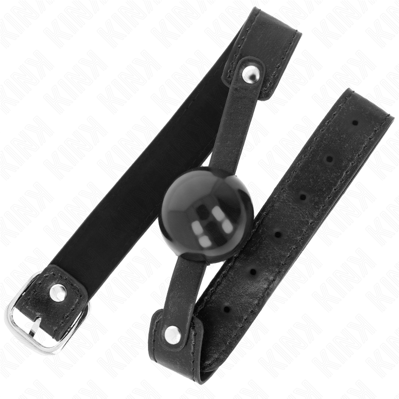 Bâillon Boule BDSM Balle TPE Souple 4 cm Sangle Réglable - Kink