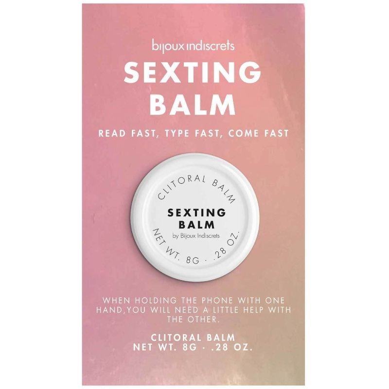 Baume Clitoridien Stimulant Effet Chauffant Sexting 8g - Bijoux Indiscrets