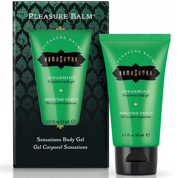 Baume Stimulant Comestible Framboise ou Menthe - Kamasutra
