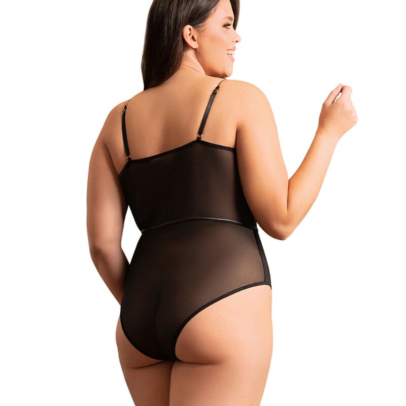 Body Sexy Bretelles Chaîne Dos Ouvert Lingerie Sensuelle - Subblime