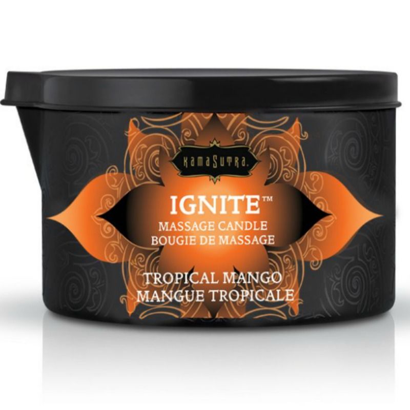 Bougie de Massage Huile Tiède 6 Parfums 170 g 35 Heures - Kamasutra