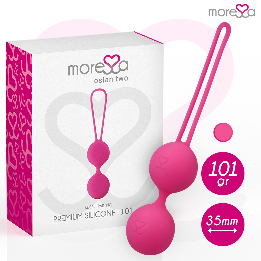 Boules de Geisha Osian Two Silicone Premium Double Bille - Moressa