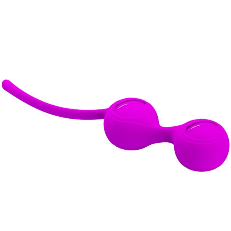 Boules de Kegel Orgasmiques Lestées Silicone Cordon de Retrait - Pretty Love
