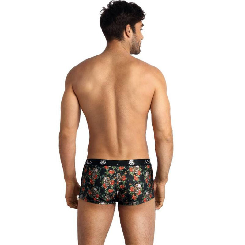 Boxer Homme Power Coupe Sportive Imprimé Roses & Têtes de Mort - Anais Men