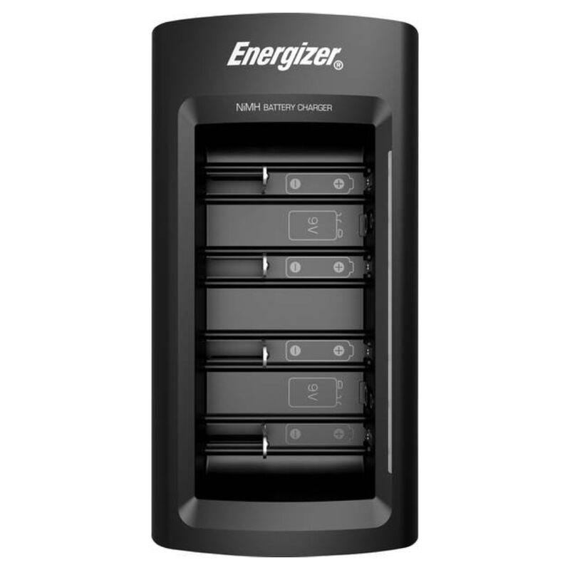 Chargeur Universel Energizer Recharge Multi-Formats AA AAA C D 9V