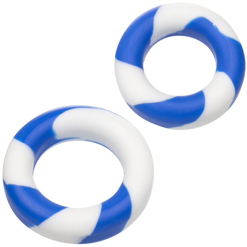 Cockring Admiral Ensemble 2 Anneaux Pénis Silicone Extensibles - CalExotics