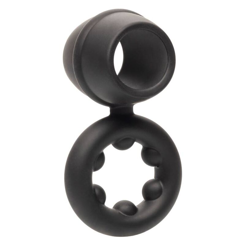 Cockring Alpha Dual Magnum Silicone Double Anneau avec Soutien Scrotum - CalExotics