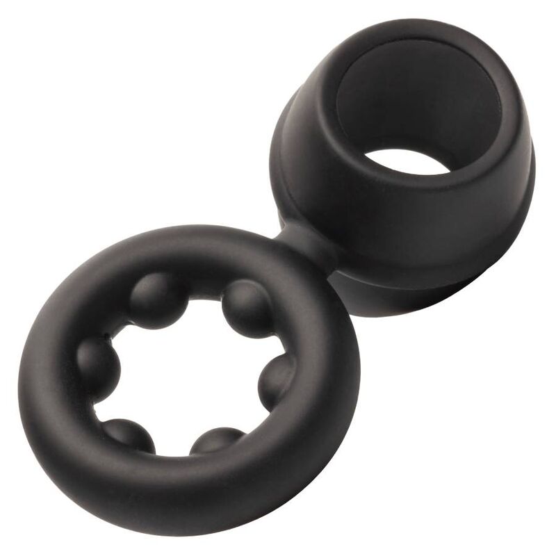 Cockring Alpha Dual Magnum Silicone Double Anneau avec Soutien Scrotum - CalExotics