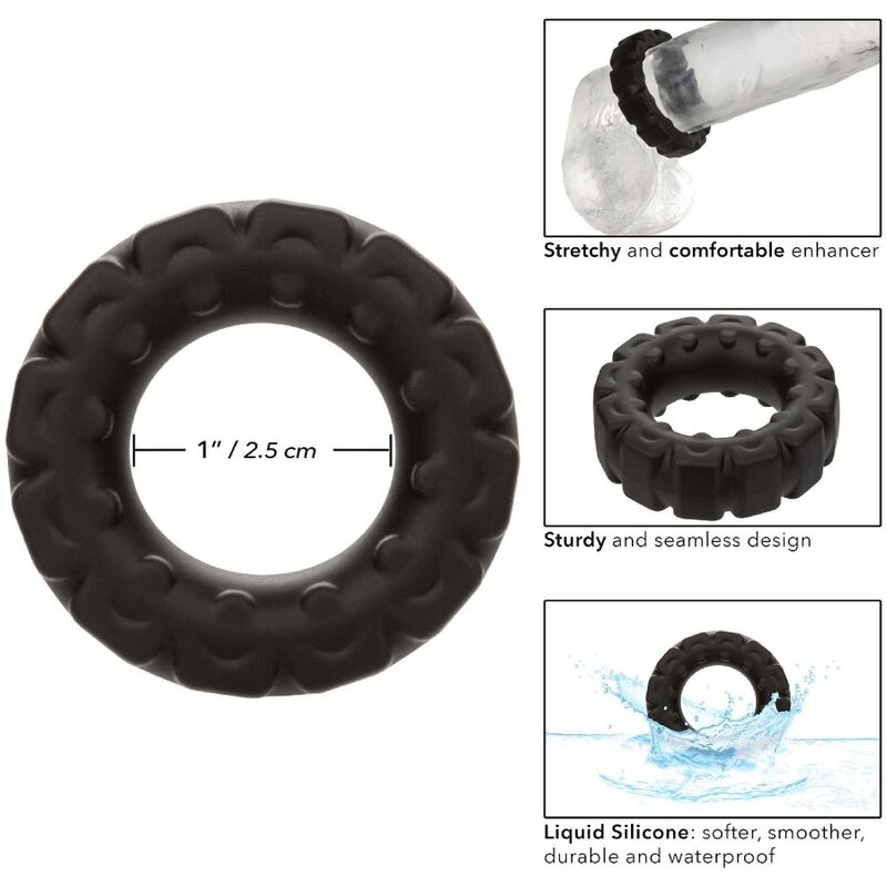 Cockring Alpha Prolong Silicone Extensible Sans Couture - CalExotics