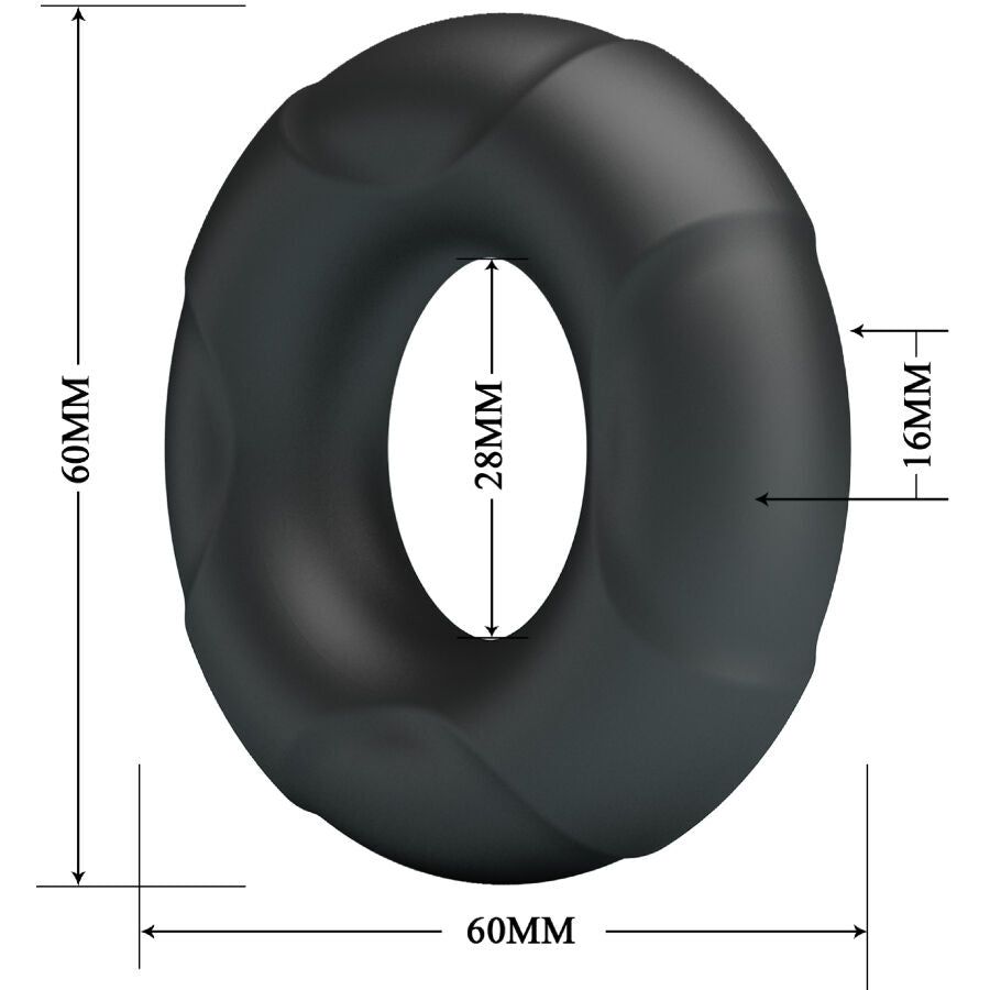 Cockring Arvell Silicone Souple Réglable Modèle 12 - Crazy Bull