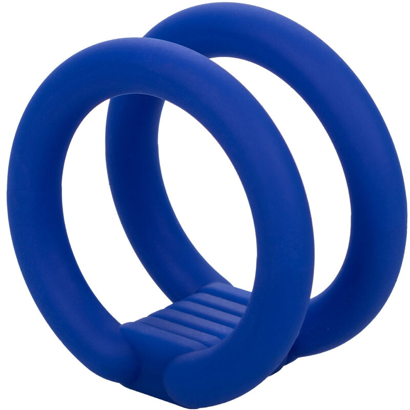 Cockring Double Anneau Admiral Cage Silicone Souple - CalExotics
