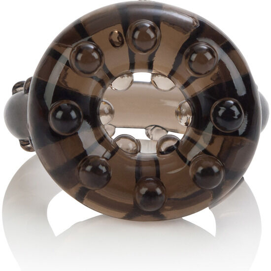 Cockring Double Anneau All Star Pénis et Testicules TPR Confort - CalExotics