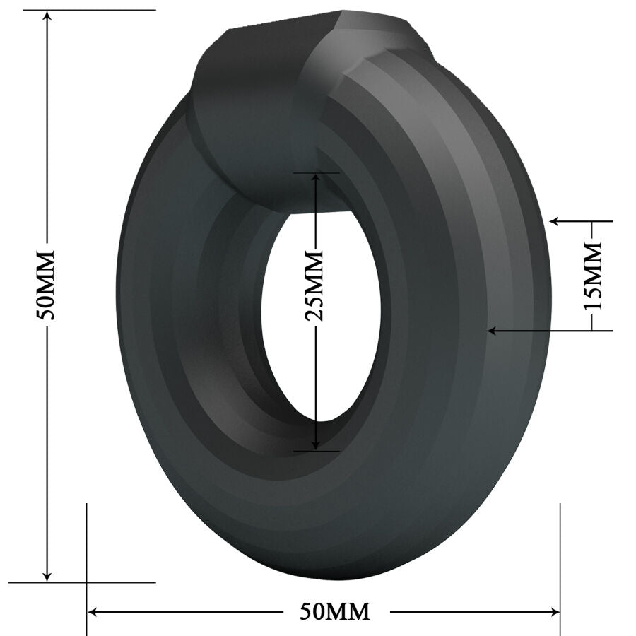 Cockring Kayke Modèle 2 Silicone Ajustable Étanche - Crazy Bull