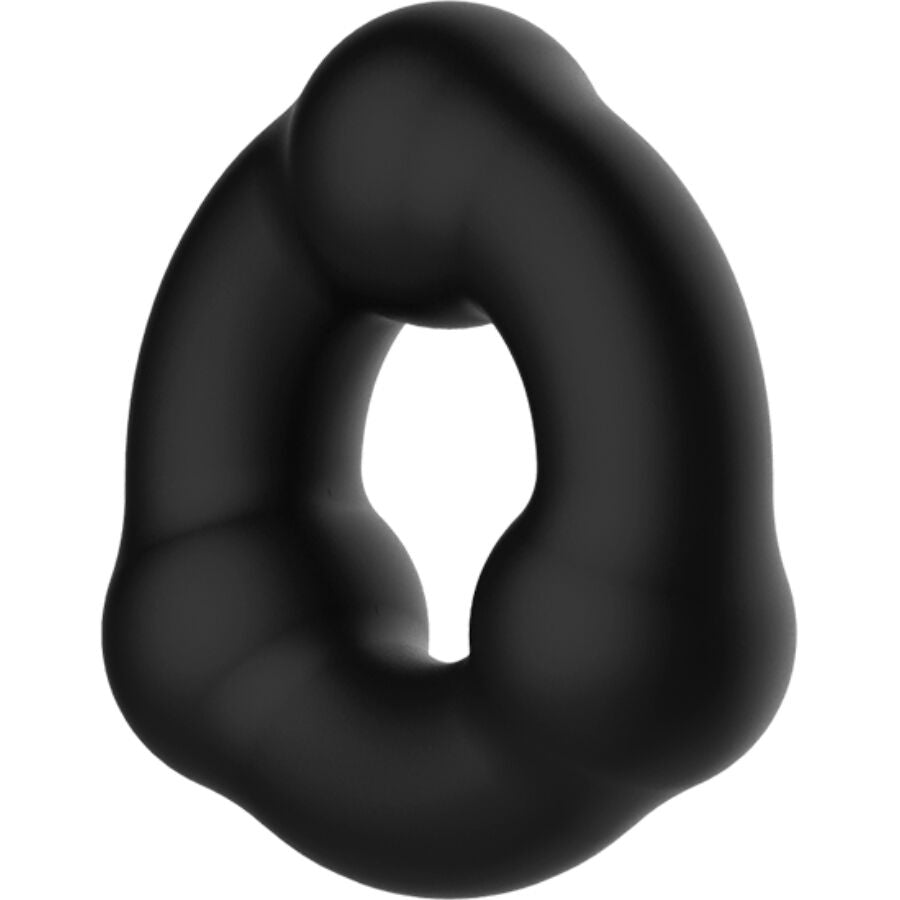 Cockring Silicone Souple Nodules Texturés Ajustable - Crazy Bull
