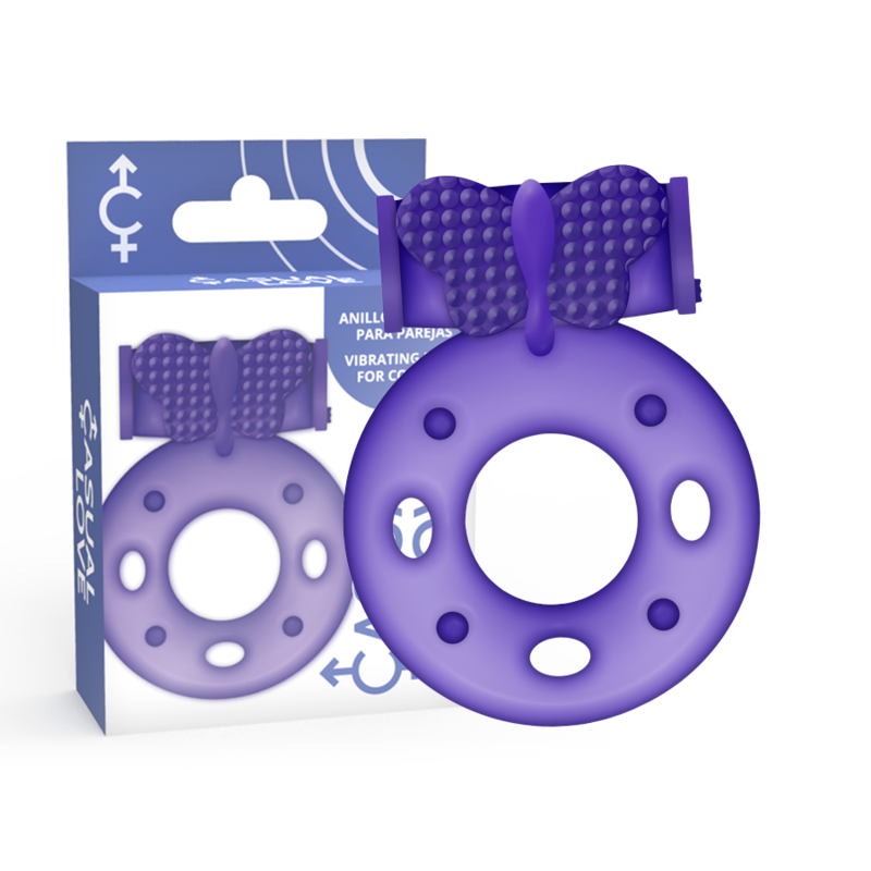 Cockring Stimulateur Clitoridien - Anneau Flexible TPR - Casual Love