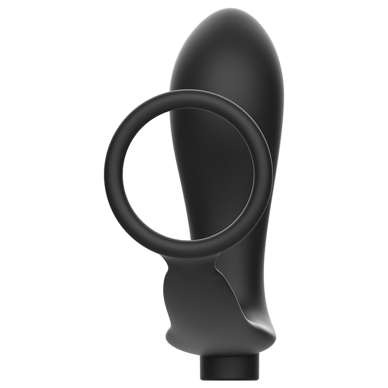 Cockring Vibrant avec Plug Anal Télécommandé 10 Modes Rechargeable - Addicted Toys