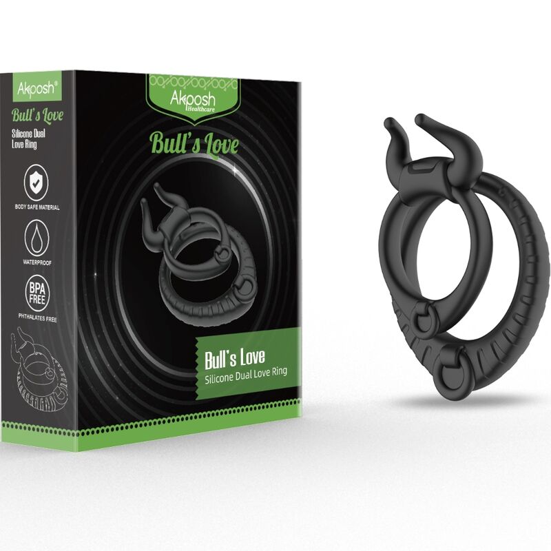 Cockring Vibrant Bull's Pasion Silicone Étanche Submersible - Armony