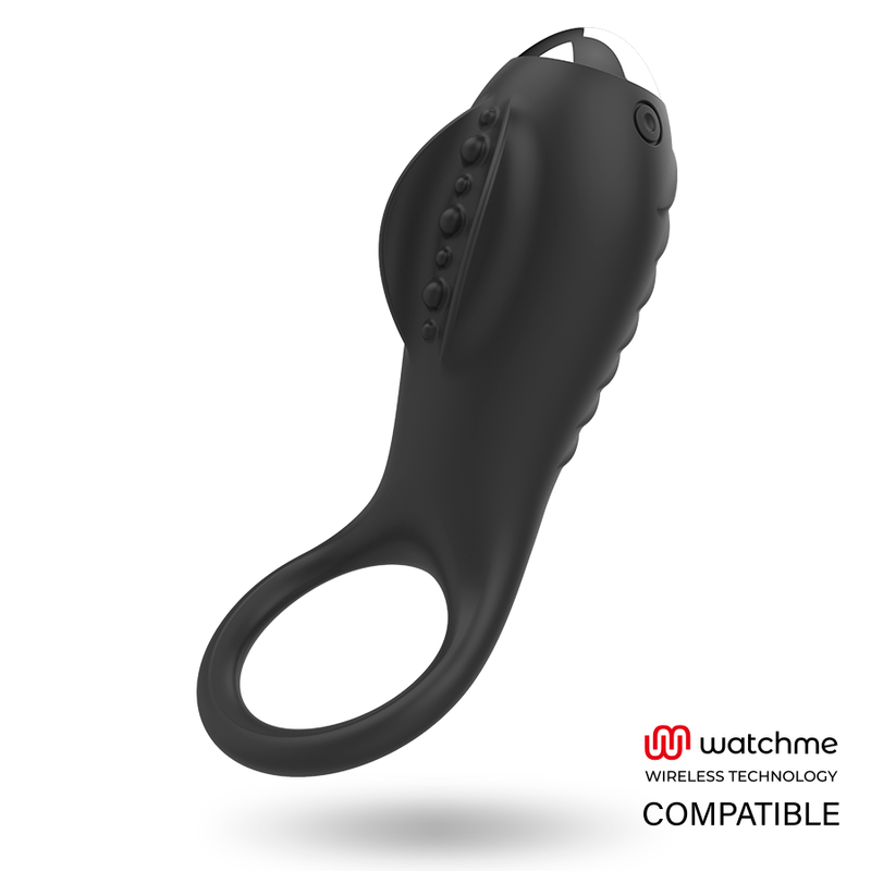 Cockring Vibrant Connecté Alan WatchMe 10 Modes Rechargeable - Brilly Glam