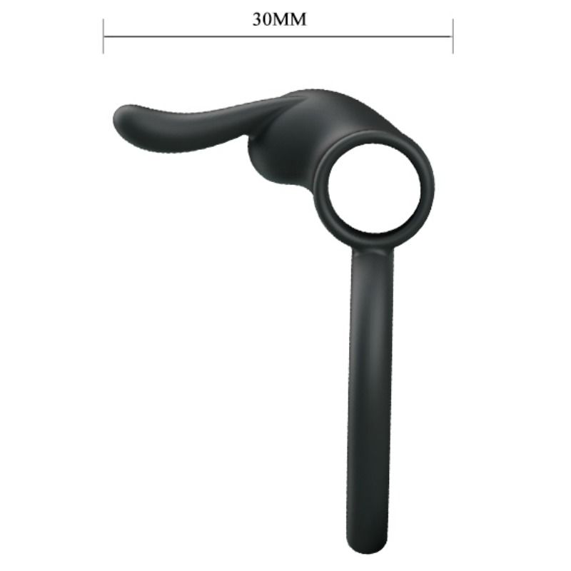 Cockring Vibrant Double Anneau Osmond Silicone Submersible - Pretty Love