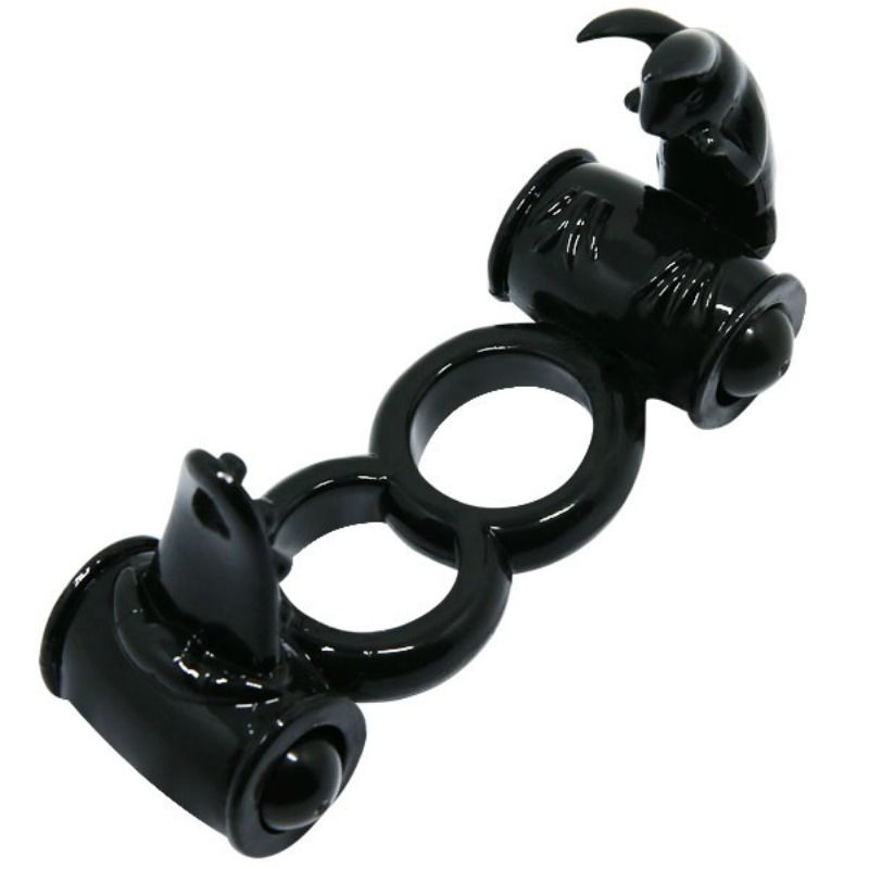Cockring Vibrant Double Anneau Sweet Ring Stimulateur Clitoris Lapin - Baile