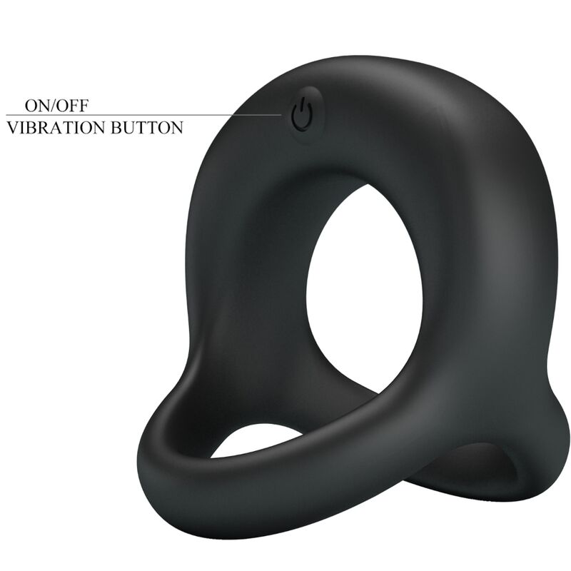 Cockring Vibrant Elliott Silicone 10 Modes Rechargeable - Pretty Love