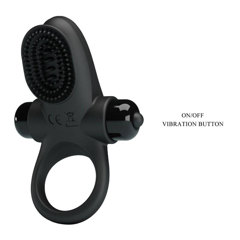 Cockring Vibrant Ring II Silicone 10 Modes Stimulation Clitoris - Pretty Love