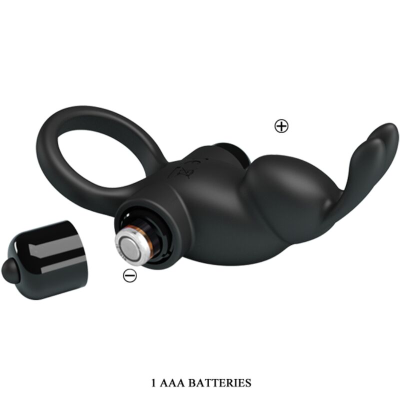 Cockring Vibrant Stimulateur Clitoris Rabbit 10 Vibrations - Pretty Love