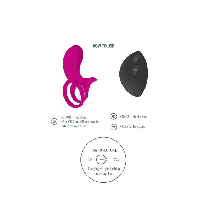 Cockring Vibrant Stimulateur de Couple Fuchsia Rechargeable - Xocoon