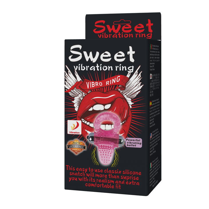 Cockring Vibrant Sweet 10 Rythmes Stimulateur Clitoris Amovible - Baile