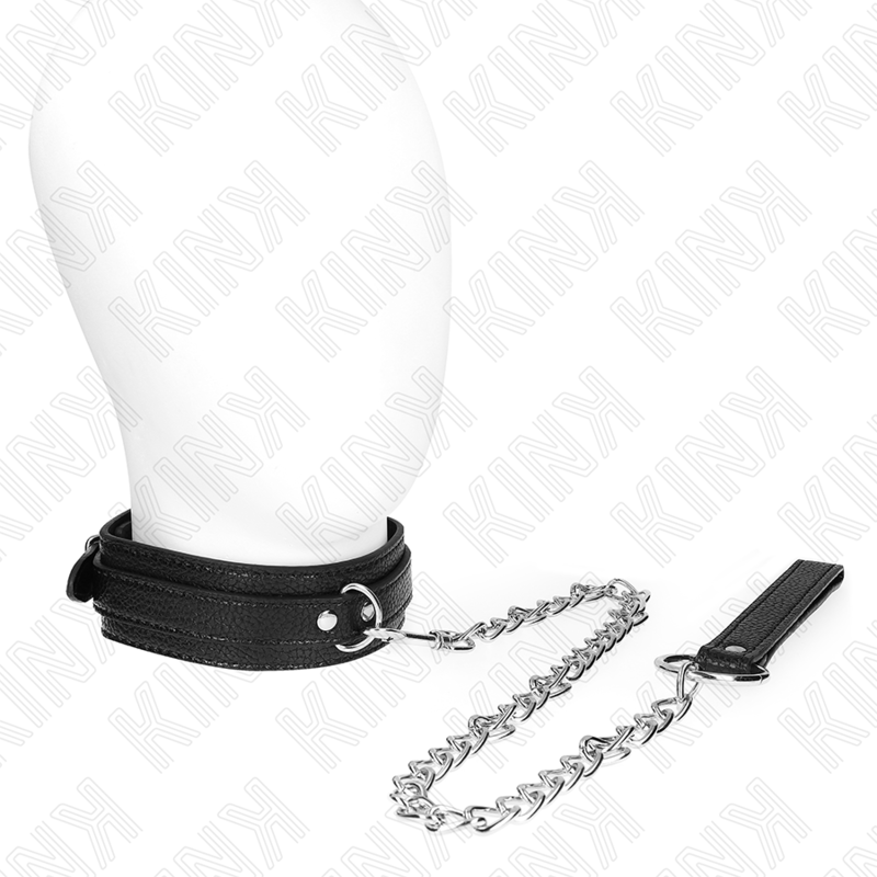 Collier BDSM Motif Serpent avec Laisse 65 cm Réglable - Kink