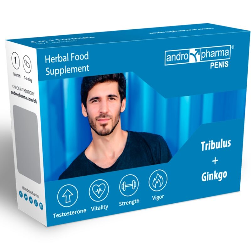Complément Naturel Andropharma Penis Plantes 30 Gélules - Andro Medical