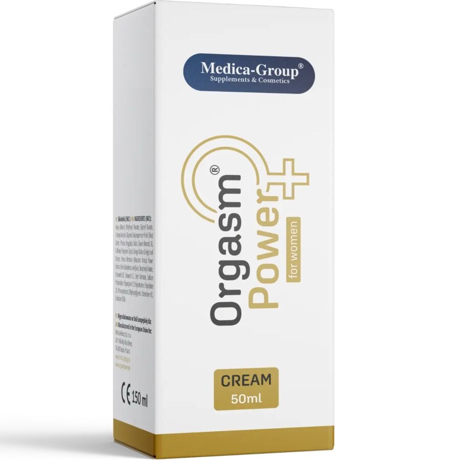 Crème Stimulante Intime Orgasm Power for Women Ginkgo & Caféine 50 ml - Medica Group