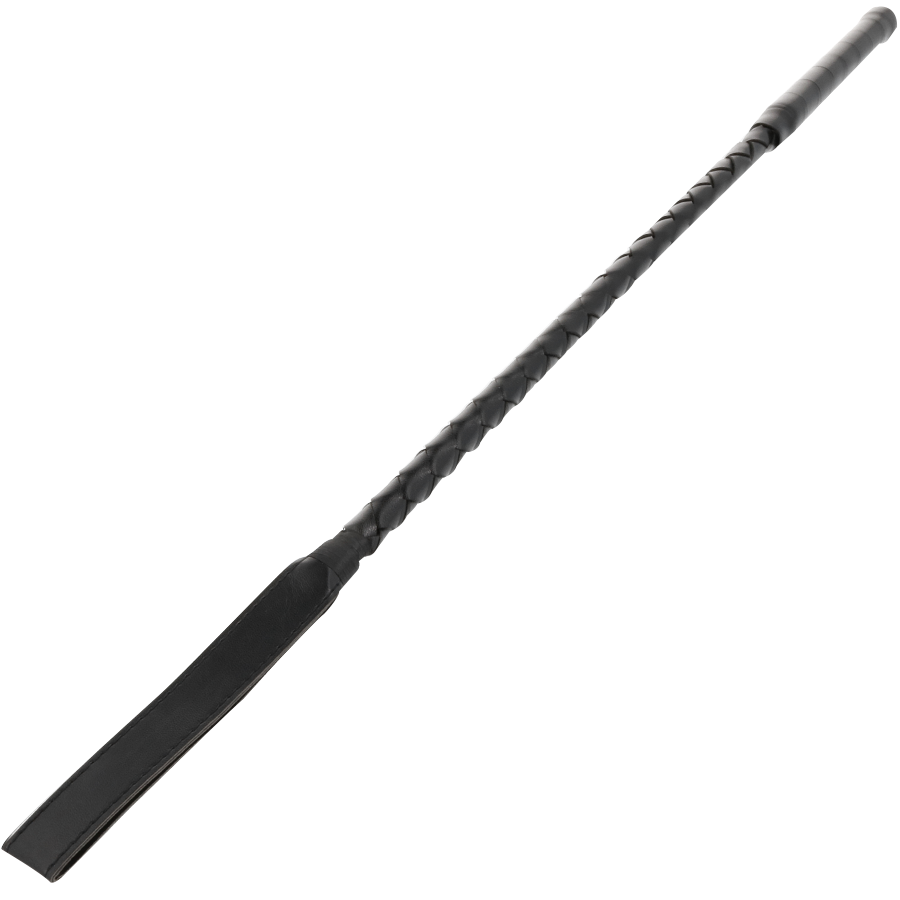 Cravache BDSM Pointue Manche Renforcé Pointe PVC Souple - Darkness