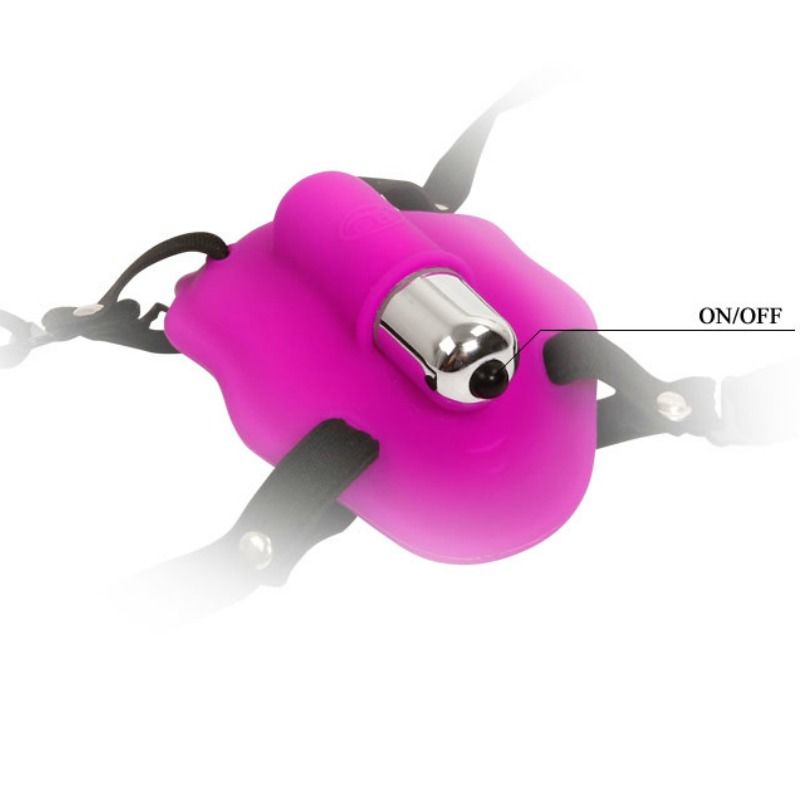 Culotte Vibrante Love Rider Harnais Élastique Silicone Balle Amovible - Baile