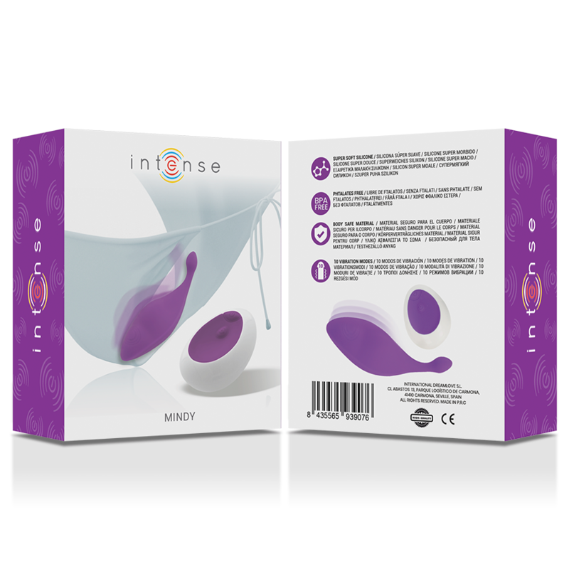 Culotte Vibrante Mindy Télécommande 10 Modes Silicone - Intense