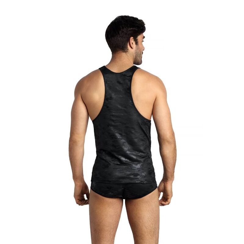 Débardeur Homme Electro Microfibre Imprimé Militaire Sans Manches - Anais Men
