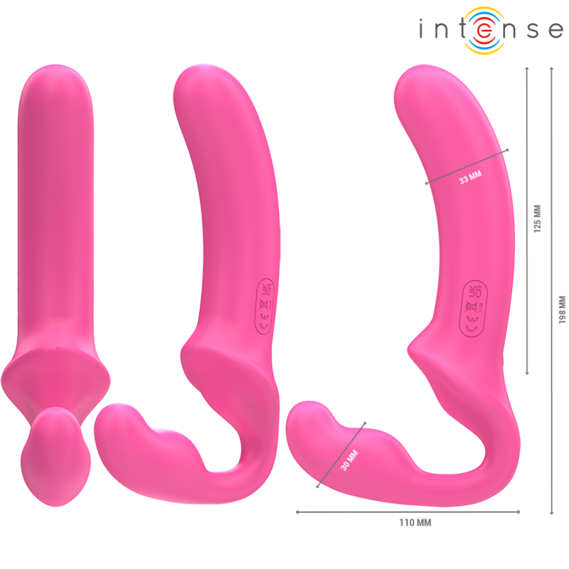 Double Vibromasseur Jill Télécommande Sans Fil 20 cm - Intense