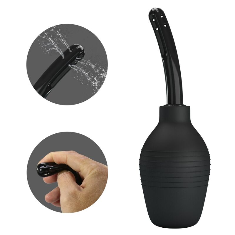 Douche Anale Super Power Embout Silicone Grande Poire Étanche - Mr Play
