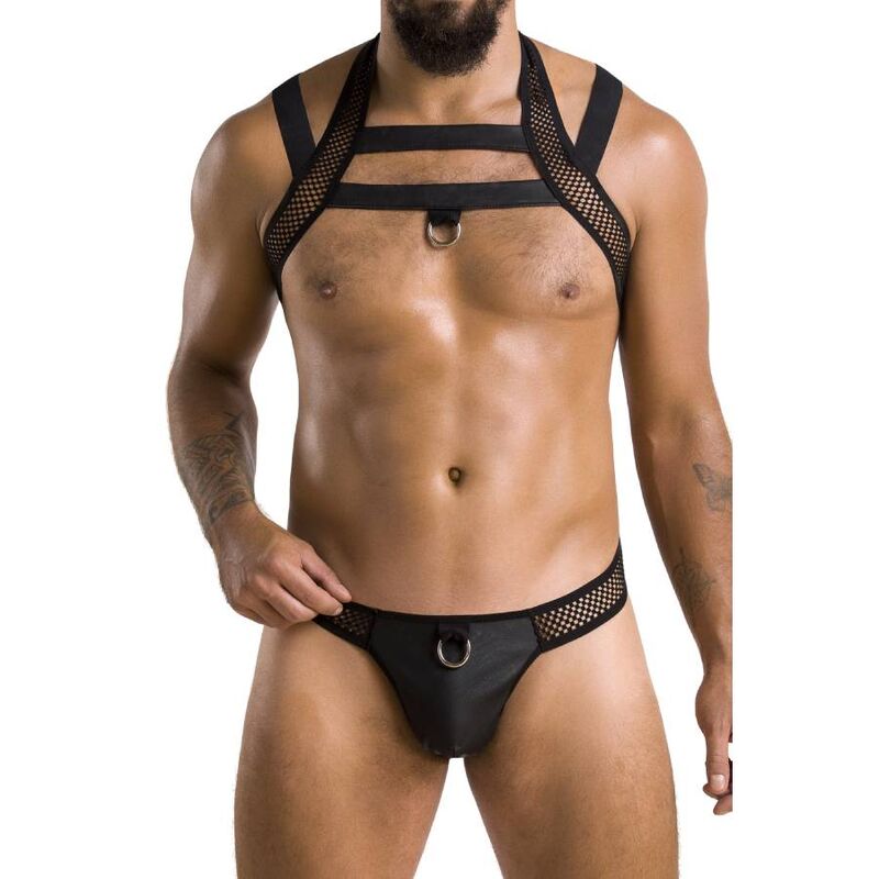 Ensemble Lingerie Homme Jacob Boxer et Harnais 2 Tailles - Passion Men