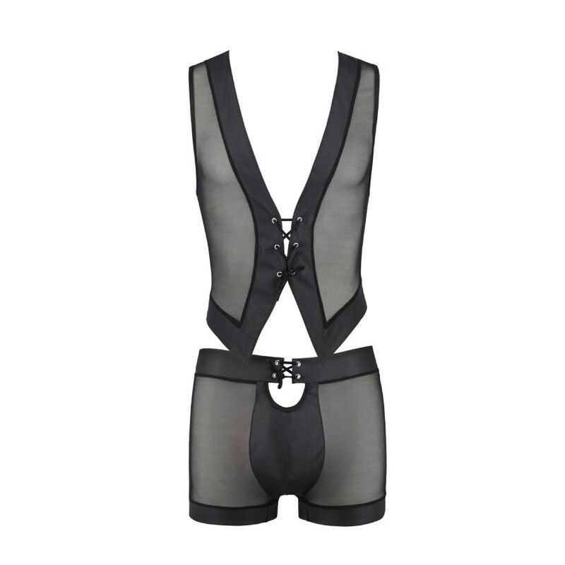 Ensemble Lingerie Homme William Noir Certifié Oeko-Tex - Passion Men