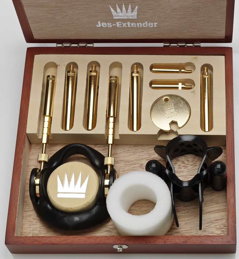 Extenseur de Pénis Plaqué Or 24 Carats Coffret Luxe - Jes-Extender