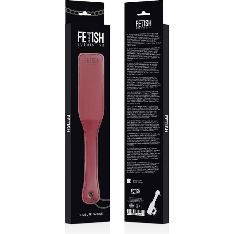 Fouet BDSM Dark Room Cuir Végétalien Sans Nickel - Fetish Submissive
