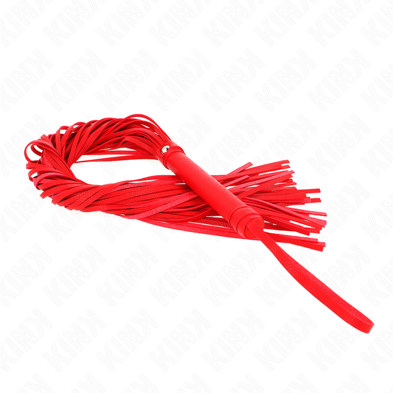 Fouet BDSM PVC Souple 70 cm Poignée Ergonomique - Kink