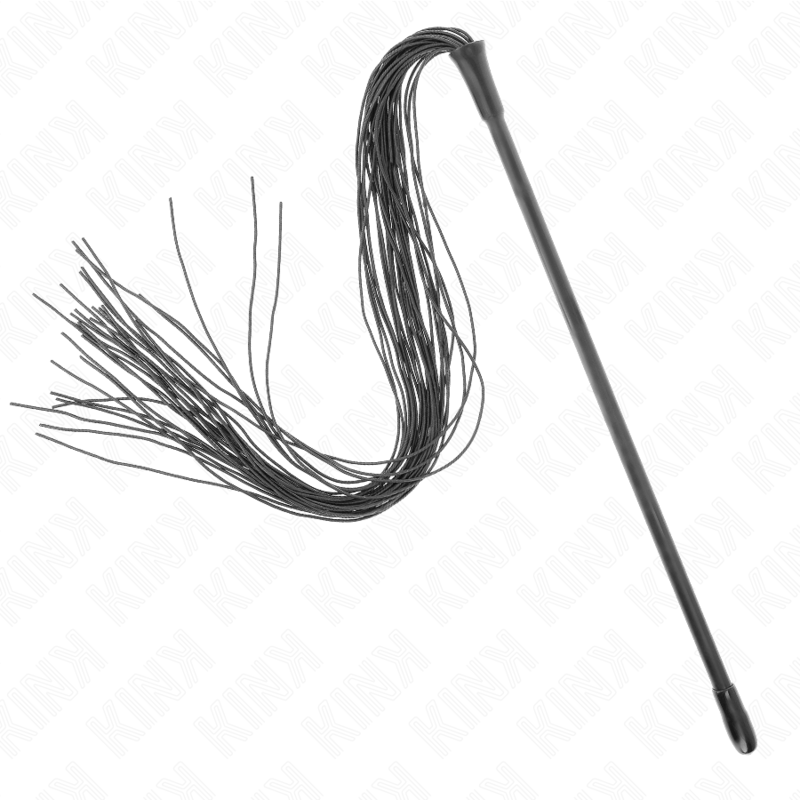 Fouet BDSM Silicone Souple 60 cm Poignée Ergonomique - Kink