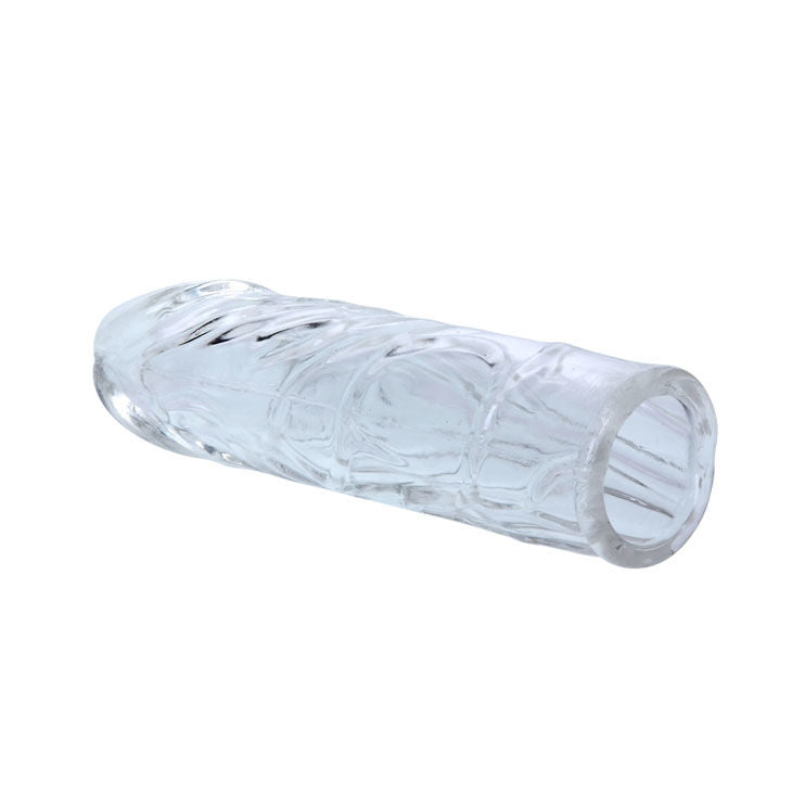Gaine à Pénis Lilas Silicone Adaptable Réversible 13 cm - Baile