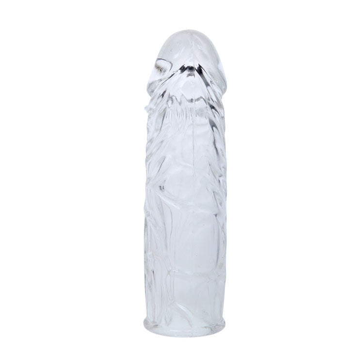 Gaine à Pénis Lilas Silicone Adaptable Réversible 13 cm - Baile