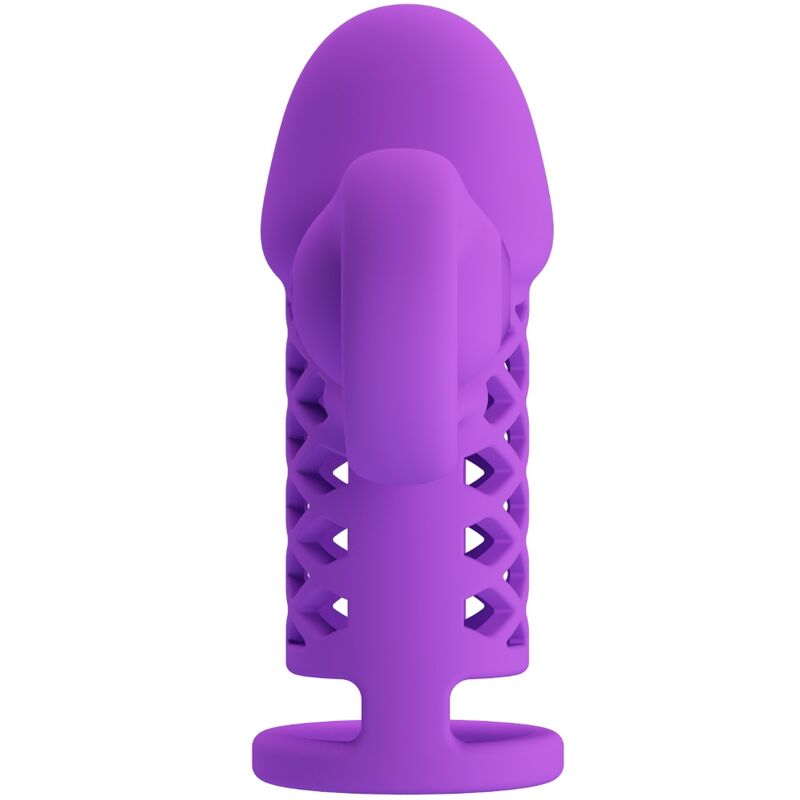 Gaine à Pénis Vibrante Harden Tête Spiralée 10 Modes Rechargeable - Romance