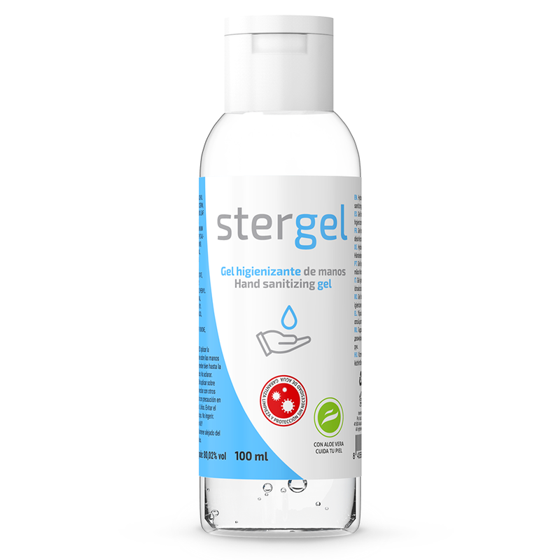 Gel Hydroalcoolique Mains Aloe Vera 100ml Sans Rinçage - Stergel